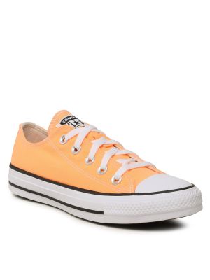 Scarpe in tela Converse arancione