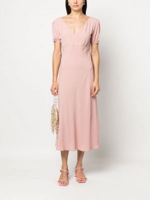 Růžové midi šaty Nº21
