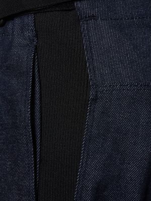 Bavlněné kalhoty Coperni modré