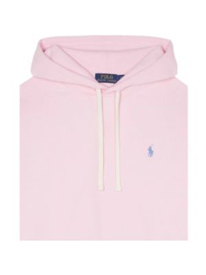 Bluza z kapturem Ralph Lauren różowa