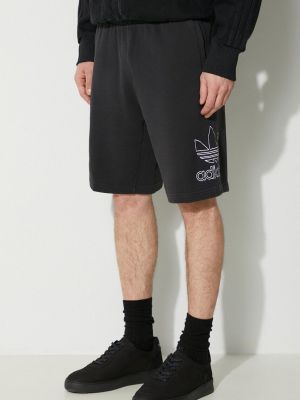 Szorty bawełniane Adidas Originals czarne