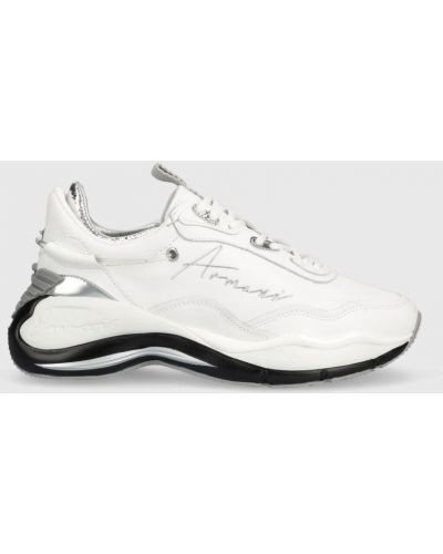 Emporio Armani bőr sportcipő fehér, X3X173 XN759 M696