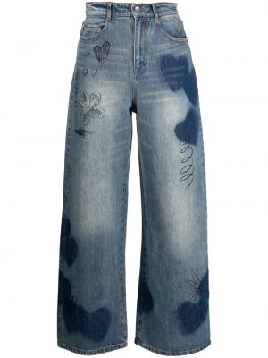 Jeans ausgestellt Jnby blau