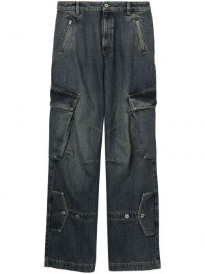 Voľné džínsy s vysokým pásom Halfboy modrá