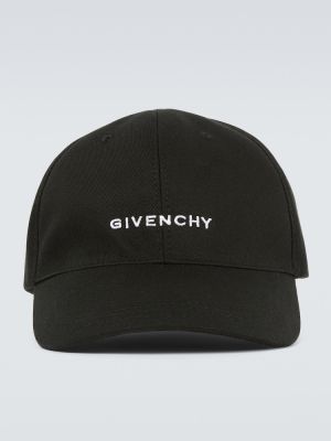Șapcă din bumbac Givenchy negru