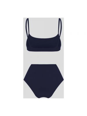 Bikini de cintura alta Lido azul