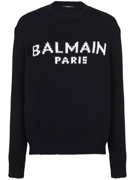 Langer pullover Balmain schwarz