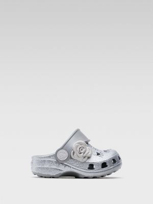 Pantofle Coqui stříbrné