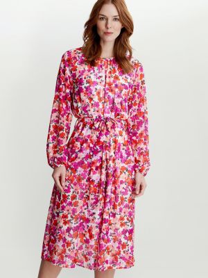 Платье с длинным рукавом Gina Bacconi розовое