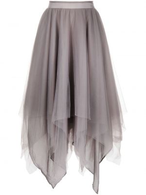 Asymetrická tylová midi sukňa Marc Le Bihan