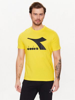 T-shirt Diadora giallo