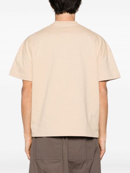 T-shirt di cotone Jil Sander beige