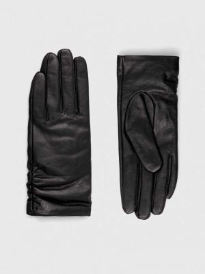 Mănuși din piele Answear Lab negru