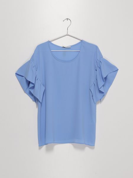 Блакитна блуза Sassofono