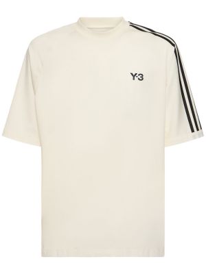 Camiseta de algodón Y-3 negro