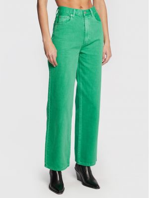 Straight leg jeans Edited verde