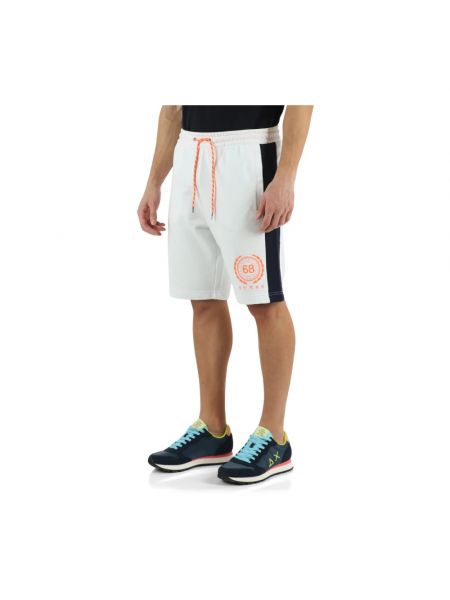 Pantalones cortos deportivos Sun68 blanco
