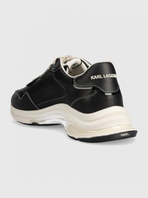 Kožené tenisky Karl Lagerfeld černé