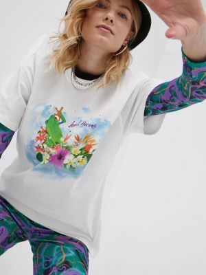 Local Heroes t-shirt női, fehér