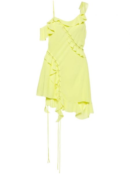 Koktel haljina Acne Studios žuta