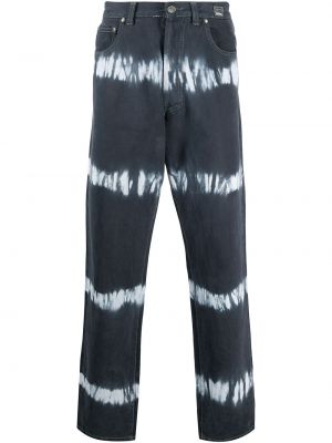 Jeans con stampa tie-dye Versace Pre-owned blu