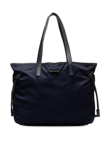Τσάντα shopper Prada Pre-owned μπλε