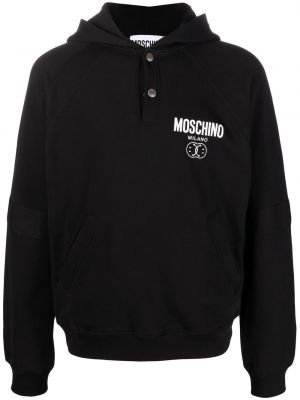 Mikina s kapucí Moschino, černá