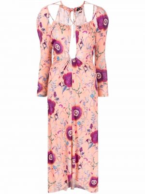 Trykt floral dress Isabel Marant oransje