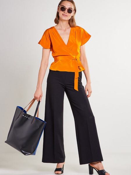 Bluzka Diane Von Furstenberg pomarańczowa