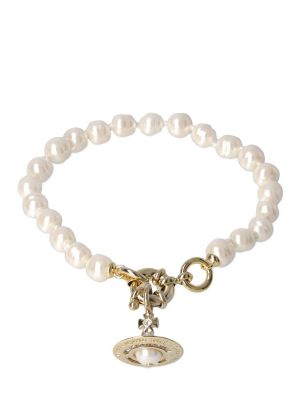 Bracelet avec perles Vivienne Westwood doré