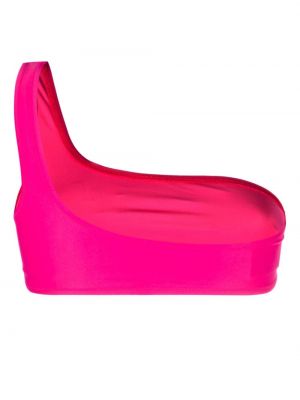 Asymmetrischer top mit print Moschino pink