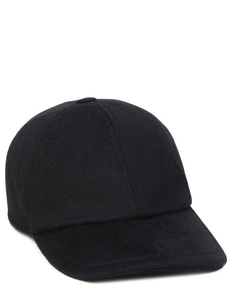 Кашемировая кепка Manzoni 24 черная