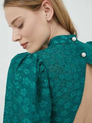 Блуза с принт Custommade зелено