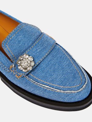 Pantofi loafer Ganni albastru