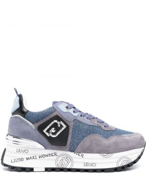 Sneakers con lacci di pizzo Liu Jo blu