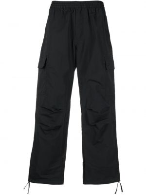 Pantaloni cu dungi Adidas negru