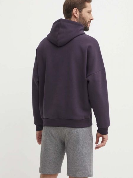 Geacă cu glugă Adidas Originals violet