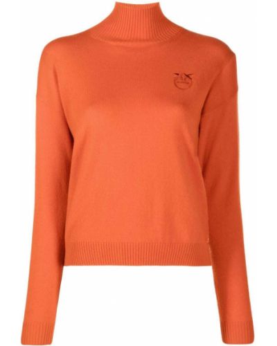 Jersey con bordado de tela jersey Pinko naranja