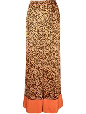 Leopardí kalhoty s potiskem relaxed fit Karl Lagerfeld