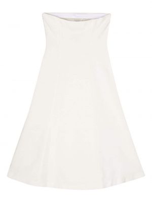 Kostkované koktejlové šaty Semicouture bílé