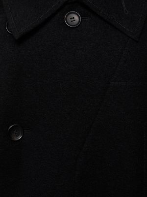Vlněná bunda Issey Miyake černá