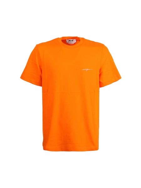 Koszulka Msgm pomarańczowa