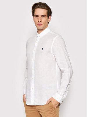 Сорочка слім Polo Ralph Lauren біла