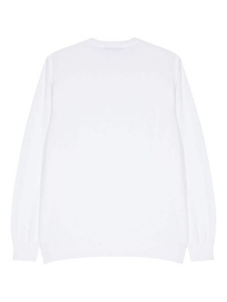 Bavlněný svetr Fileria bílý