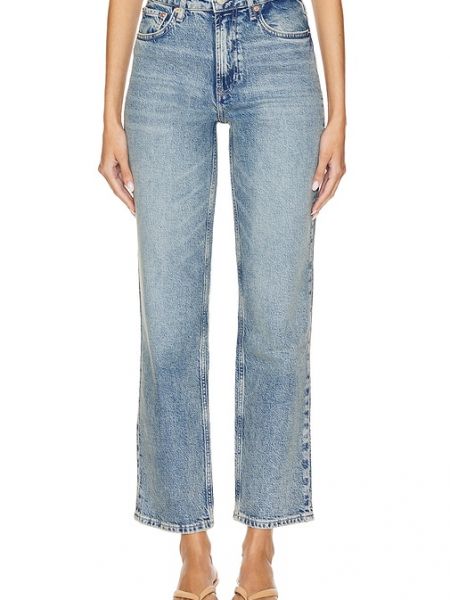 Straight fit jean pantolon Rails mavi