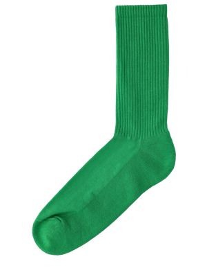 Bavlnené ponožky Off-white zelená