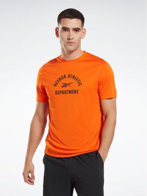 Тениска Reebok оранжево