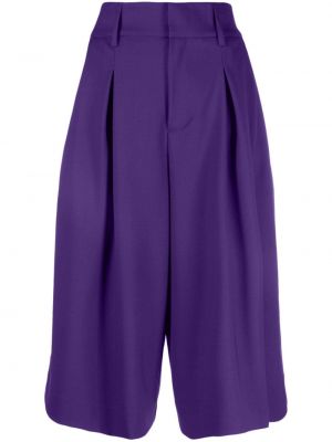Culottes relaxed fit P.a.r.o.s.h. fialové