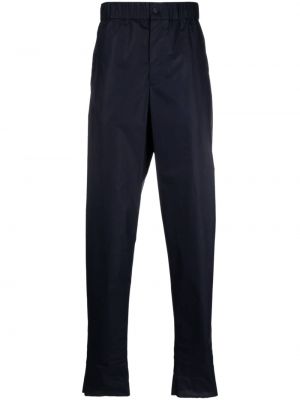 Pantaloni din bumbac Giorgio Armani albastru