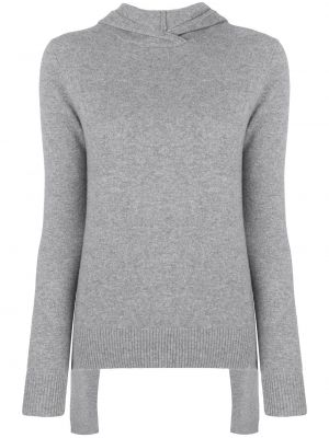 Pull en cachemire à capuche Cashmere In Love gris